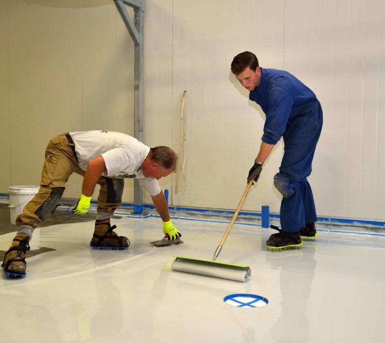 Protective waterproof coating on concrete